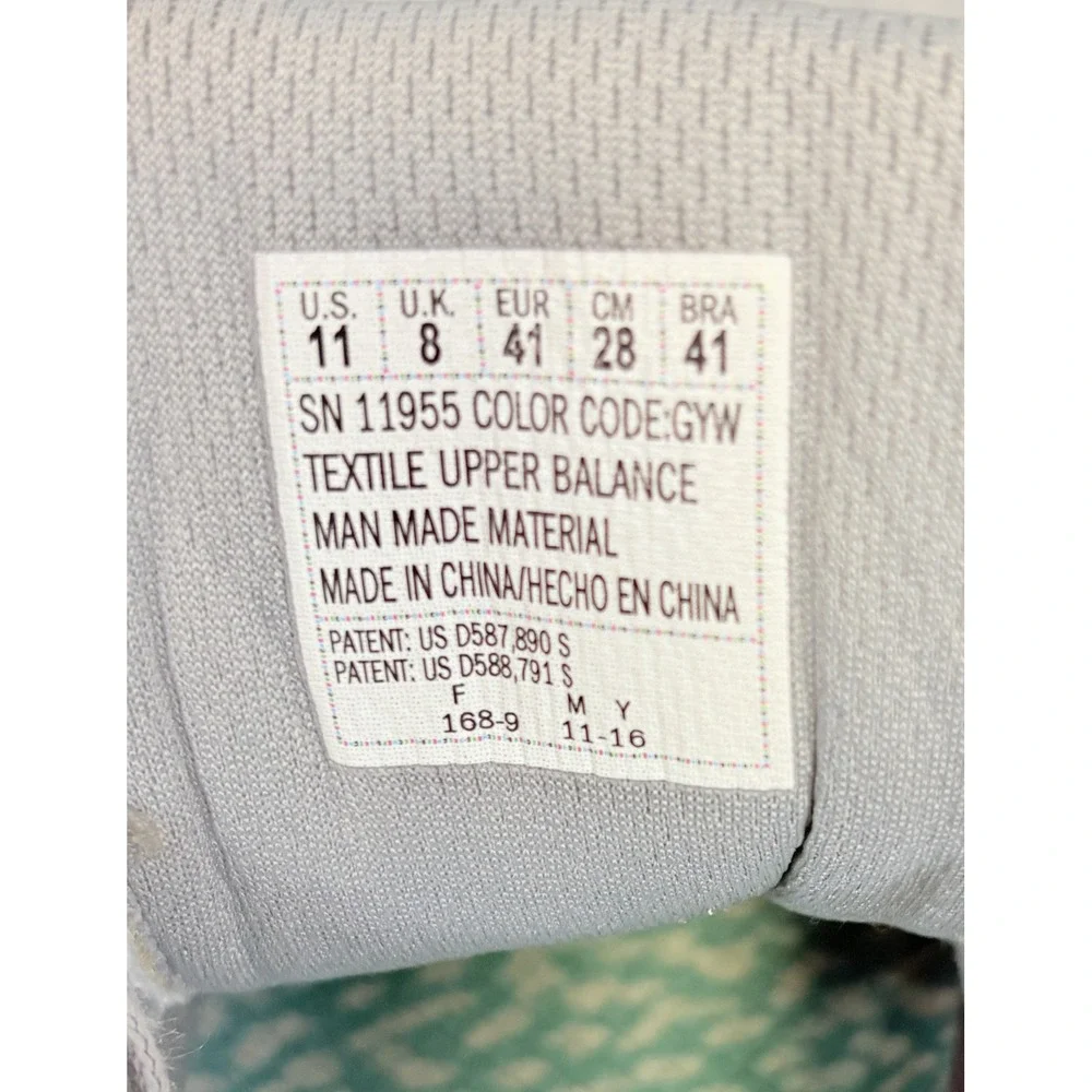 Skechers D'Lites Sneakers Womens 11 Gray White Knit Rhinestone 11955 GYW - Picture 4 of 14
